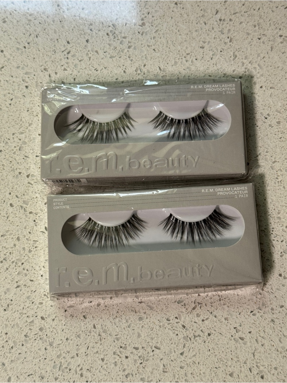 R.E.M. Beauty Dream Lashes Provocateur Black Eye Lashes New 2 boxes sealed
